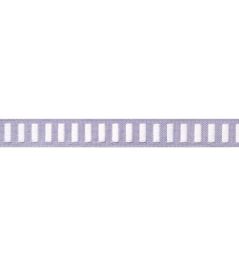 Dash Tape Trimming by Thibaut White on Lilac Dash Tape Trimming by Thibaut White on Lilac