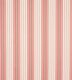 Deacon Stripe Fabric by Jane Churchill Red Deacon Stripe Fabric by Jane Churchill Red