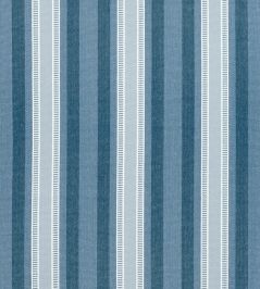 Dearden Stripe Fabric by Anna French Navy Dearden Stripe Fabric by Anna French Navy