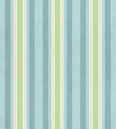 Dearden Stripe Fabric by Anna French Turquoise and Green Dearden Stripe Fabric by Anna French Turquoise and Green