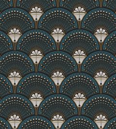 Deco Martini Wallpaper by Divine Savages Teal Deco Martini Wallpaper by Divine Savages Teal