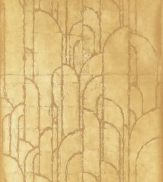 Deco Moon Wallpaper by Thibaut Gold Deco Moon Wallpaper by Thibaut Gold