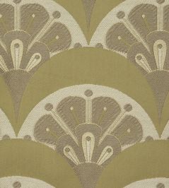 Deco Scallop in Multi Jacquard Fabric by Liberty Lichen Deco Scallop in Multi Jacquard Fabric by Liberty Lichen