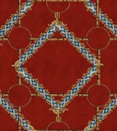 Decorative Harness Wallpaper by MINDTHEGAP Burgundy Decorative Harness Wallpaper by MINDTHEGAP Burgundy