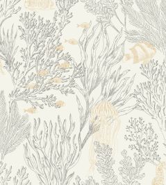 Deep Abyss Wallpaper by Caselio Blanc noir or Deep Abyss Wallpaper by Caselio Blanc noir or