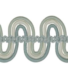 Delano Gimp Braid Trimming by Colefax and Fowler Aqua Delano Gimp Braid Trimming by Colefax and Fowler Aqua