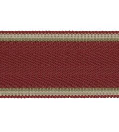 Delano Herringbone Braid Trimming by Colefax and Fowler Red/Green Delano Herringbone Braid Trimming by Colefax and Fowler Red/Green