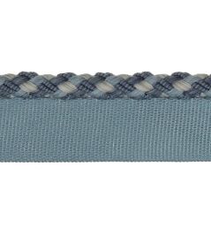 Delano Small Braided Rope Trimming by Colefax and Fowler Navy Delano Small Braided Rope Trimming by Colefax and Fowler Navy