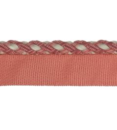 Delano Small Braided Rope Trimming by Colefax and Fowler Red Delano Small Braided Rope Trimming by Colefax and Fowler Red