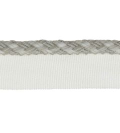 Delano Small Braided Rope Trimming by Colefax and Fowler Stone Delano Small Braided Rope Trimming by Colefax and Fowler Stone