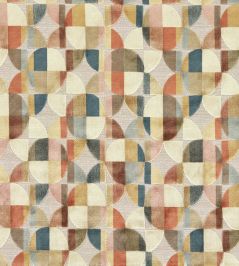 Delaunay Fabric by Clarke & Clarke Multi Delaunay Fabric by Clarke & Clarke Multi
