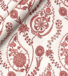 Delfyn Paisley Fabric by Ian Sanderson Sweet Rocket Delfyn Paisley Fabric by Ian Sanderson Sweet Rocket