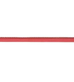 Delicat Silk Cord With Tape Trimming by Samuel & Sons Coral Delicat Silk Cord With Tape Trimming by Samuel & Sons Coral
