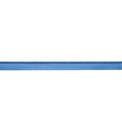 Delicat Silk Cord With Tape Trimming by Samuel & Sons French Blue Delicat Silk Cord With Tape Trimming by Samuel & Sons French Blue