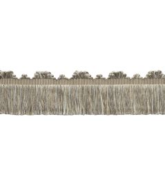 Delicat Silk Cut Fringe Trimming by Samuel & Sons Pewter Delicat Silk Cut Fringe Trimming by Samuel & Sons Pewter