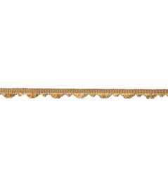 Delicat Silk Fan Edge Trimming by Samuel & Sons Gold Delicat Silk Fan Edge Trimming by Samuel & Sons Gold