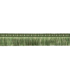 Delicat Silk Moss Fringe Trimming by Samuel & Sons Basil Delicat Silk Moss Fringe Trimming by Samuel & Sons Basil
