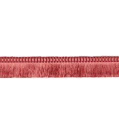 Delicat Silk Moss Fringe Trimming by Samuel & Sons Coral Delicat Silk Moss Fringe Trimming by Samuel & Sons Coral