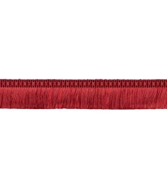 Delicat Silk Moss Fringe Trimming by Samuel & Sons Poppy Delicat Silk Moss Fringe Trimming by Samuel & Sons Poppy