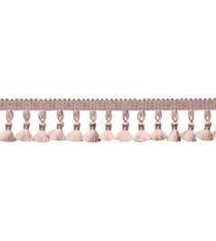Delicat Silk Tassel Fringe Trimming by Samuel & Sons Blush Delicat Silk Tassel Fringe Trimming by Samuel & Sons Blush