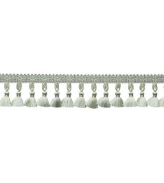 Delicat Silk Tassel Fringe Trimming by Samuel & Sons Honeydew Delicat Silk Tassel Fringe Trimming by Samuel & Sons Honeydew