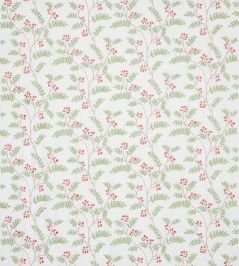 Delphine Fabric by Jane Churchill Red/Green Delphine Fabric by Jane Churchill Red/Green
