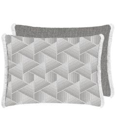 Delray Outdoor Cushion 45 x 60cm by Designers Guild Graphite Delray Outdoor Cushion 45 x 60cm by Designers Guild Graphite