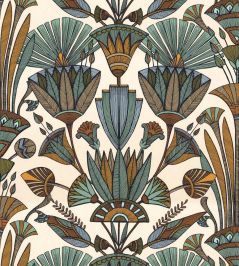 Denderah Wallpaper by Casamance Blanc/Multico Denderah Wallpaper by Casamance Blanc/Multico