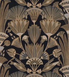 Denderah Wallpaper by Casamance Noir/Mordore Denderah Wallpaper by Casamance Noir/Mordore