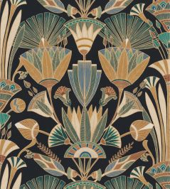 Denderah Wallpaper by Casamance Noir/Multico Denderah Wallpaper by Casamance Noir/Multico