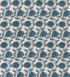 Desert Flower Fabric by Thibaut Mineral Desert Flower Fabric by Thibaut Mineral