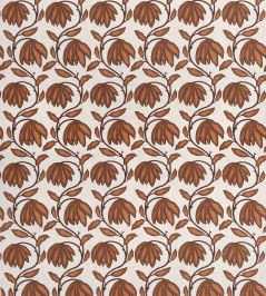 Desert Flower Fabric by Thibaut Ochre Desert Flower Fabric by Thibaut Ochre
