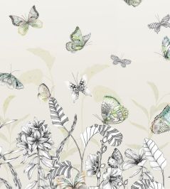 Papillons Mural by Designers Guild Birch Papillons Mural by Designers Guild Birch