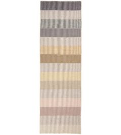 Devise Runner Rug by Linie Design Mustard Devise Runner Rug by Linie Design Mustard