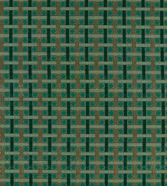 Diamond check Fabric by Zoffany Poison Diamond check Fabric by Zoffany Poison