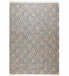 Diamond Trellis Rug by GP & J Baker Indigo Diamond Trellis Rug by GP & J Baker Indigo