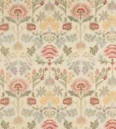 Dianthus Fabric by Colefax and Fowler Red/Green Dianthus Fabric by Colefax and Fowler Red/Green