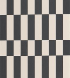 Diner Wallpaper by Casadeco Lin/Noir Diner Wallpaper by Casadeco Lin/Noir