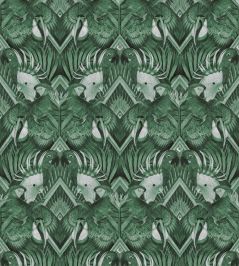 Divine Plumage Wallpaper by Divine Savages Emerald Divine Plumage Wallpaper by Divine Savages Emerald