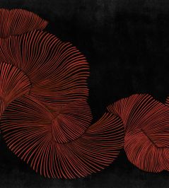 Diving Moment Mural by Coordonne Red Diving Moment Mural by Coordonne Red