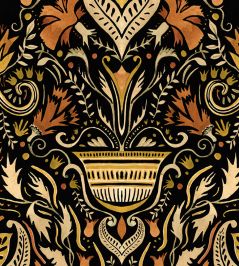 Domas Wallpaper by Tres Tintas Yellow Domas Wallpaper by Tres Tintas Yellow