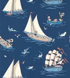 Donald Nautical Wallpaper by Sanderson Night Fishing Donald Nautical Wallpaper by Sanderson Night Fishing