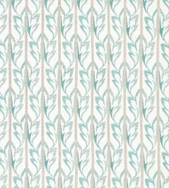 Dora Fabric by Nina Campbell Aqua Dora Fabric by Nina Campbell Aqua