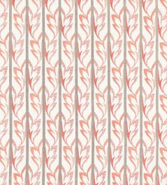 Dora Fabric by Nina Campbell Coral Dora Fabric by Nina Campbell Coral