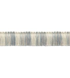 Dorset Blocked Brush Fringe Trimming by Samuel & Sons Porcelain Dorset Blocked Brush Fringe Trimming by Samuel & Sons Porcelain