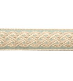 Dorset Braided Border Trimming by Samuel & Sons Aquamarine Dorset Braided Border Trimming by Samuel & Sons Aquamarine