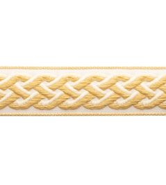 Dorset Braided Border Trimming by Samuel & Sons Honey Dorset Braided Border Trimming by Samuel & Sons Honey