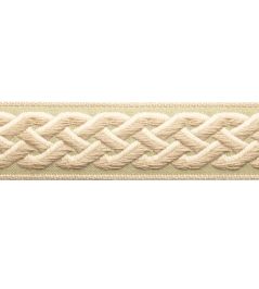 Dorset Braided Border Trimming by Samuel & Sons Leaf Dorset Braided Border Trimming by Samuel & Sons Leaf