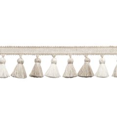 Dorset Ombre Tassel Fringe Trimming by Samuel & Sons Oyster Dorset Ombre Tassel Fringe Trimming by Samuel & Sons Oyster