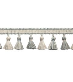 Dorset Ombre Tassel Fringe Trimming by Samuel & Sons Porcelain Dorset Ombre Tassel Fringe Trimming by Samuel & Sons Porcelain